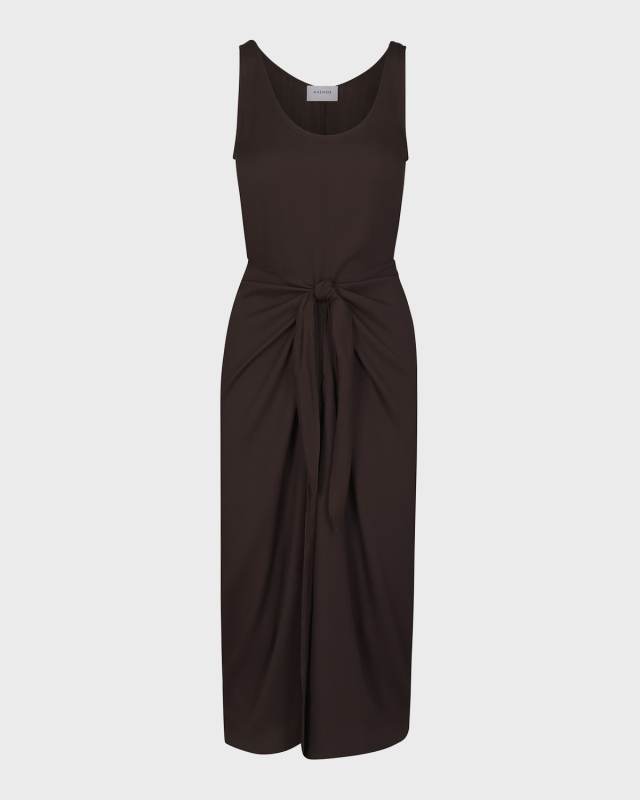 DK Satin Wrap Dress